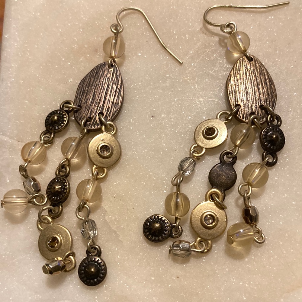 Chico’s drop pierced earrings.